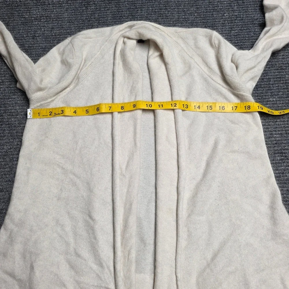 Aqua Cashmere Open Front Draped Cardigan Women's‎ Size Small Cream
